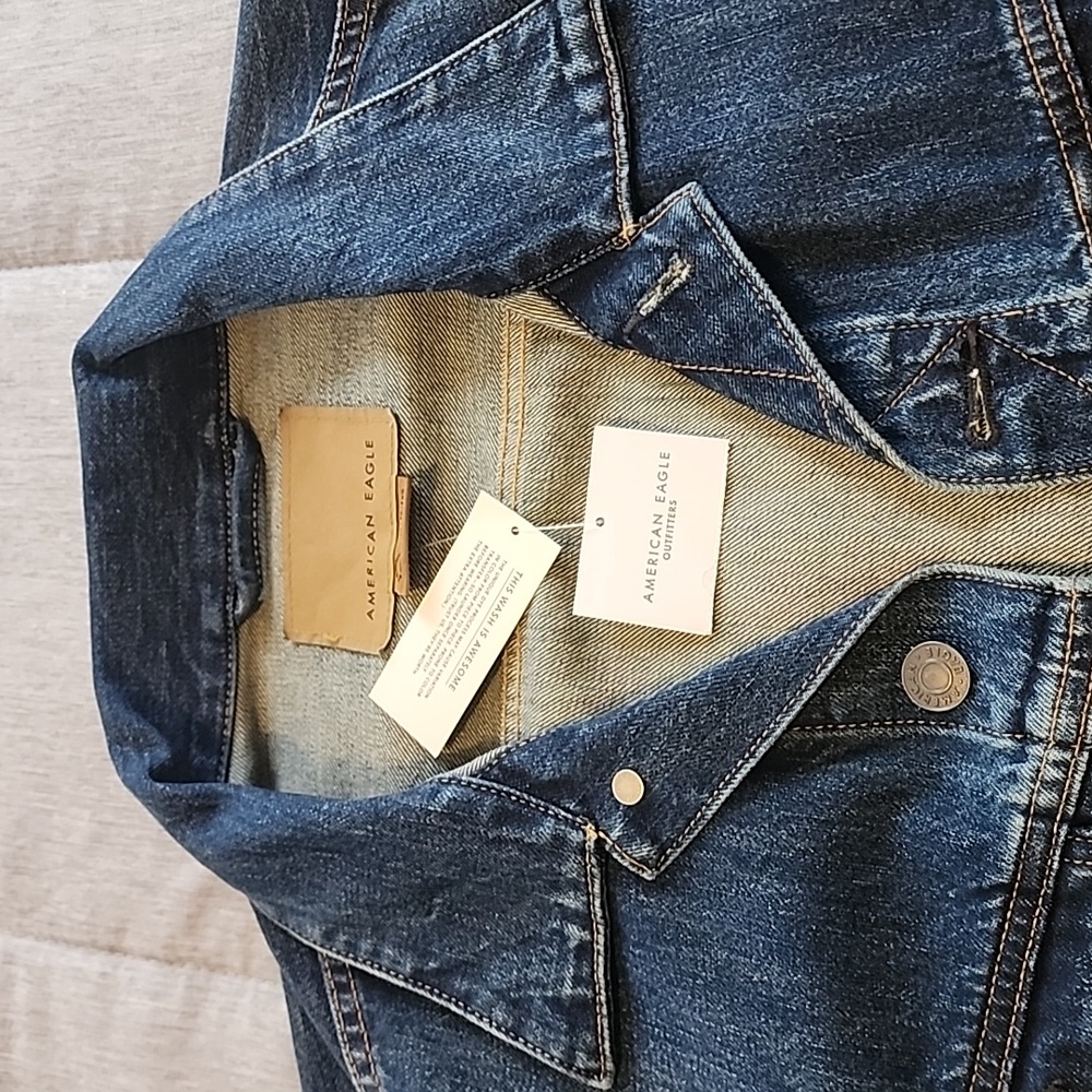 American Eagle Outfitters Blue Denim Jacket - Picture 2 of 3